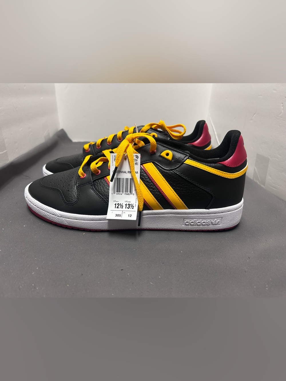 Size 12.5- Adidas Centennial RM NCAA Pack - Grambling State University brand new